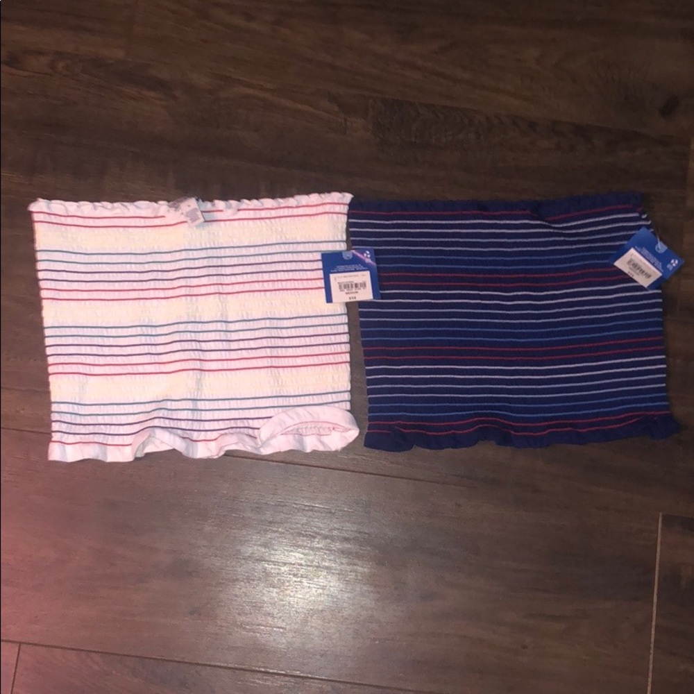 two new arizona tube tops size m